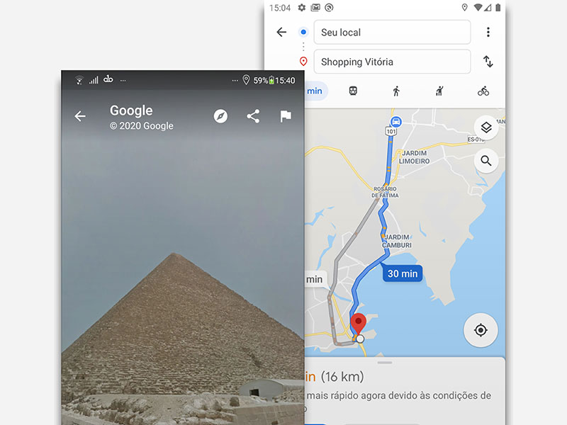 Aplicativo Android Google Maps de exemplo do livro