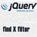 jQuery: find x filter (fica ligado)