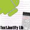 TextJustify Lib Com SpannableString no Android