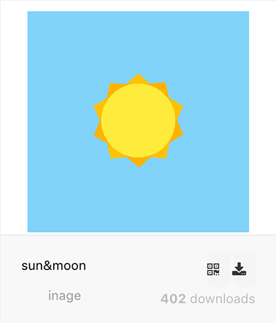 Sun and moon JSON