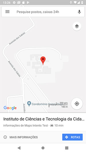IFES no Google Maps Android